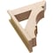 Ekena Millwork 7 1/2-in W x 24-in D x 28-in H Balboa Slat Rough Cedar Woodgrain TimberThane Outlooker, Primed Tan OUTUR075X24X28BOA24RCPR - alternate 2